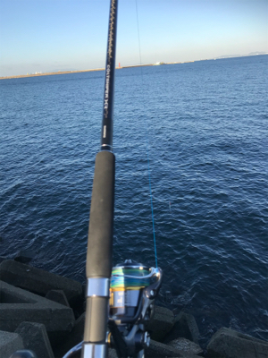 太刀魚からのショアジギ