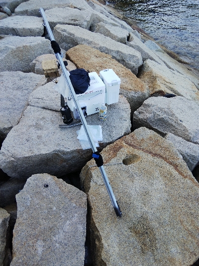 室津の投げ釣り