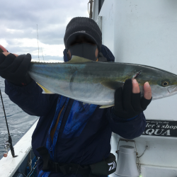 初の飲ませ釣り