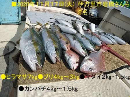 大物釣果速報！●光義丸：平戸市早福港