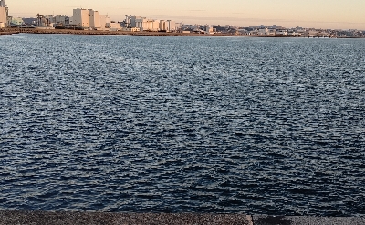 最低気温9℃の中