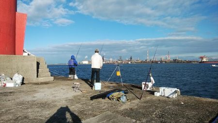 播磨新島調査後に江井ヶ島へキス釣行