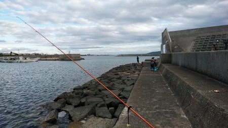 播磨新島調査後に江井ヶ島へキス釣行