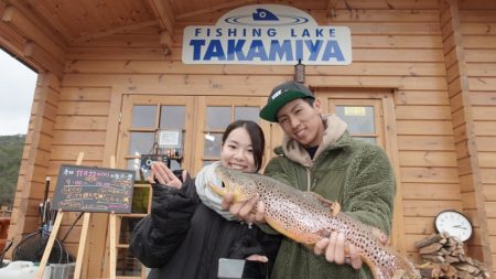 フィッシングレイクたかみや 釣果