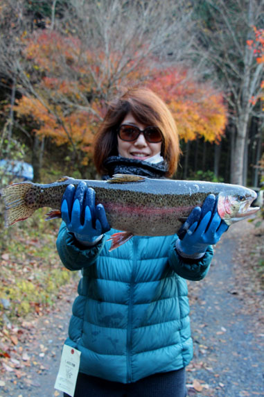 小菅トラウトガーデン 釣果