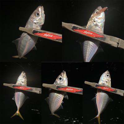 アジミルク　バチ　オキアミ赤ラメ