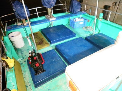 まるさ丸でタコ釣り