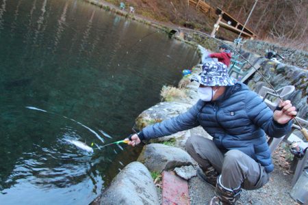 小菅トラウトガーデン 釣果