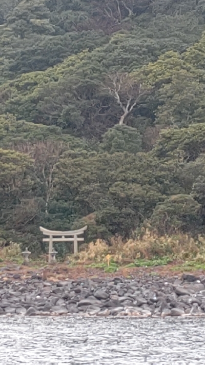 老人嶋神社へ初詣