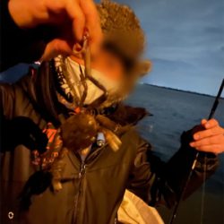 初釣りボートシーバス2021