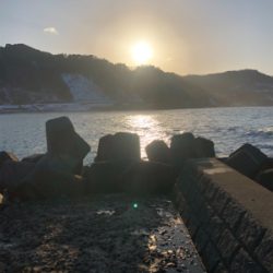 冬といえば穴釣り