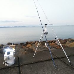 苅屋海岸の投げ釣り