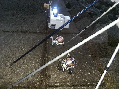 苅屋海岸の投げ釣り