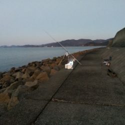 苅屋海岸の投げ釣り