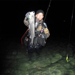 久々のウェーディング