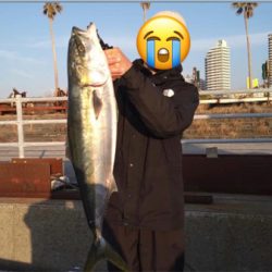 念願のブリ釣れました!