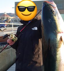 念願のブリ釣れました!