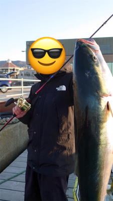 念願のブリ釣れました!