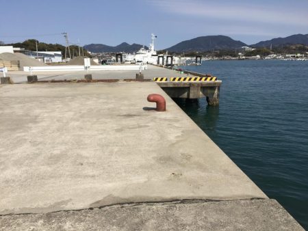 文里港でウォーキング　尺アジ1匹