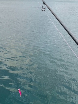 爆風予報の釣行で…