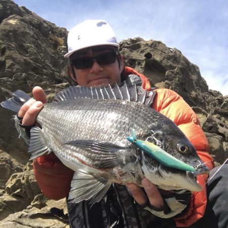 A.P.Pフィッシングガイドサービス 磯ヒラスズキのポイントチェックへRIDEON!