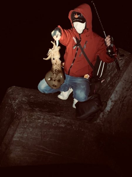 エギングでキロアップアオリイカ