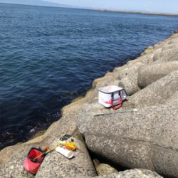 波止からフカセ釣り