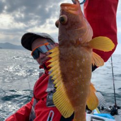 マイボートでアコウ狙い