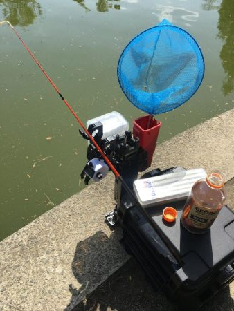 暴風のタナゴ釣り