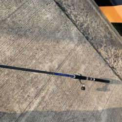 仕事帰りに、堤防ヒラメ