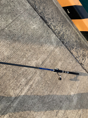 仕事帰りに、堤防ヒラメ