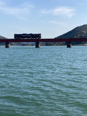 由良川河口にて