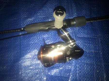 夕マズメのアジングでアジ9匹