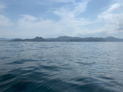 マイボートでアコウ狙い