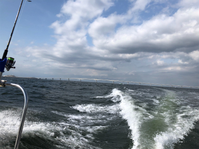 知り合いと共にボートシーバス