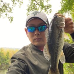 今年初めてのバス釣り。