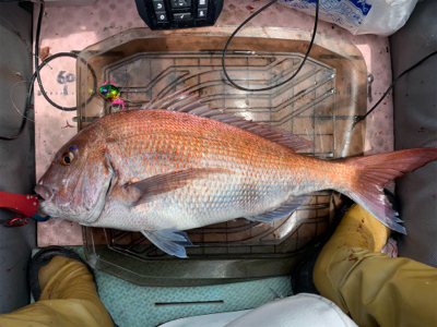 マイボートで大物ゲット！自己新記録！