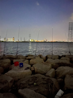 夕方のぶっ込み釣り