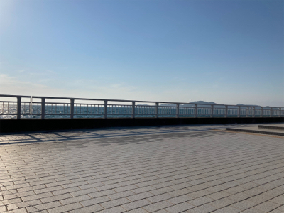 なかなかの強風で