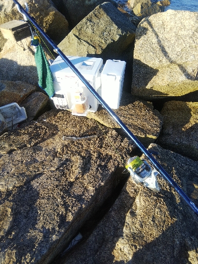 大塩海岸のキス釣り