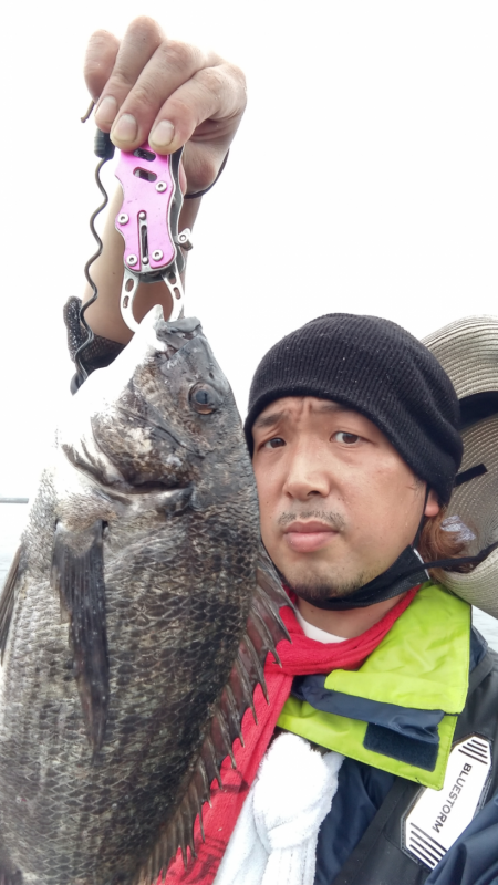 イガイ投げ釣法