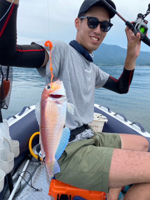 ゴムボート進水式!