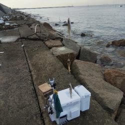 苅屋海岸のキス釣り
