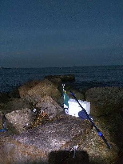 大塩海岸のキス釣り