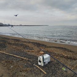 大塩海岸のキス釣り