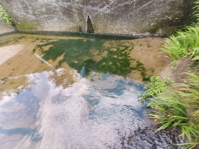 穴釣で2本ヒット