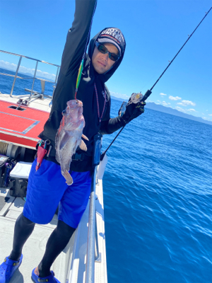 経ヶ岬沖中深海のジギング