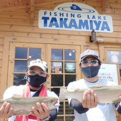 フィッシングレイクたかみや 釣果