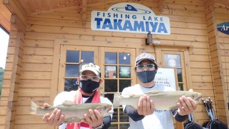 フィッシングレイクたかみや 釣果