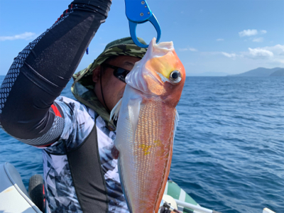 マイボートで久しぶりのアマダイ狙い！